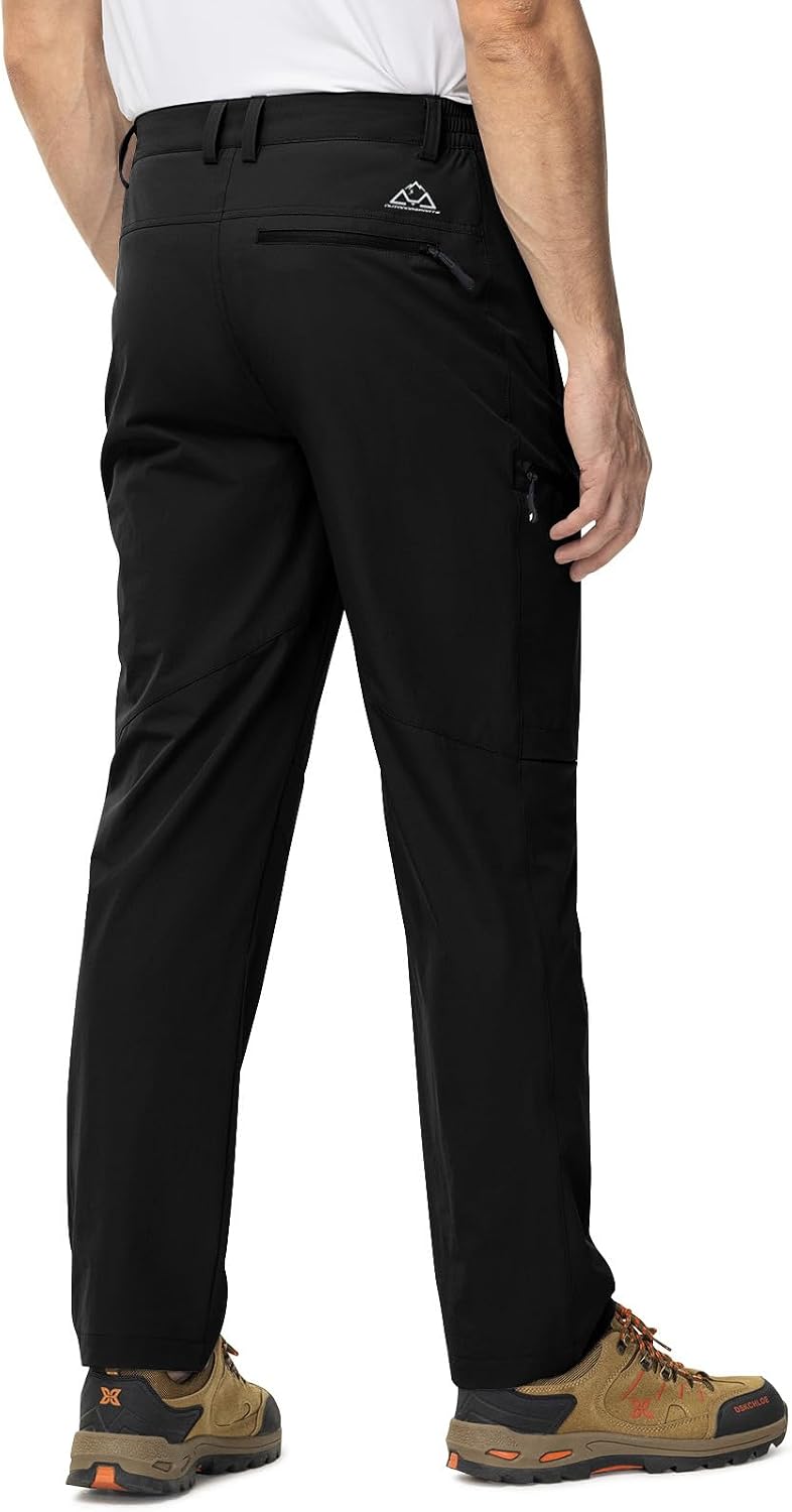 TBMPOY Mens Hiking Pants Lightweight Water Resistant Travel Outdoor Fishing