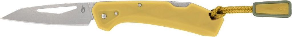 Gerber Gear LST Mini - Lightweight Folding Pocket Knife for Hiking, Camping - EDC Tool - Durable Stainless Steel Blade - Yellow