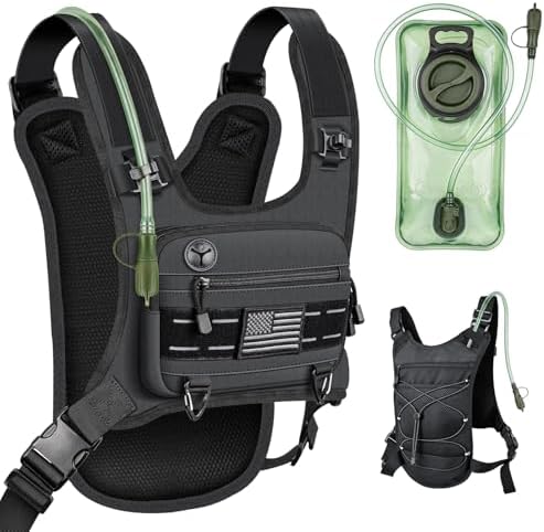 Hydration Backpack with 2L Water Bladder, Water Backpack for Hiking