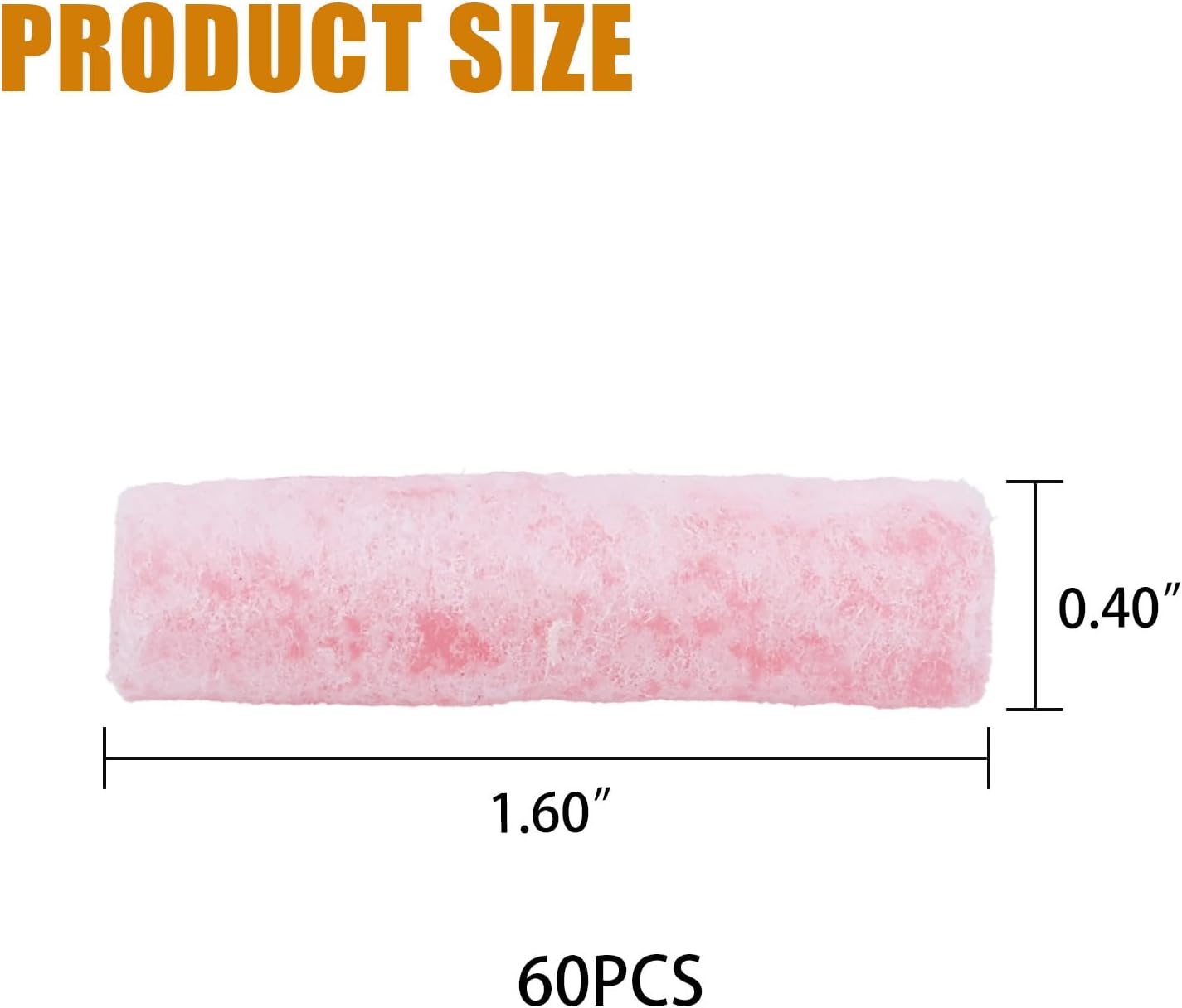 60 Pack Waterproof Fire Starters with 5+ Minute Burn Non-Toxic