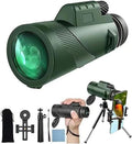80x100 monocular Telescope, Suitable for Adults and Children, for Bird Watching, Hiking, and Concert Tours, with Phone Clip and Stand