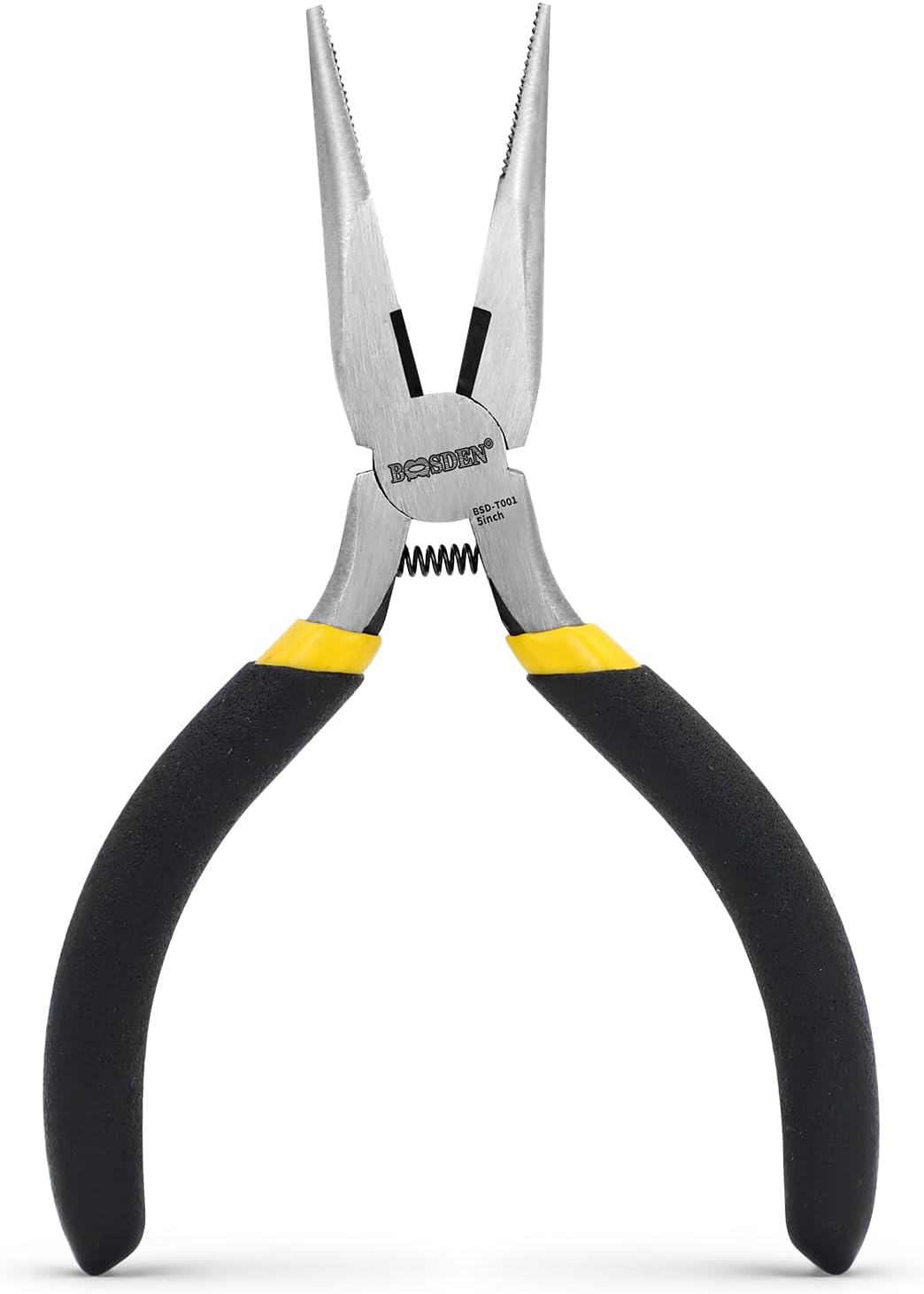BOOSDEN 5 Inch Small Needle Nose Pliers Mini Jewelry Plier 5 Pack