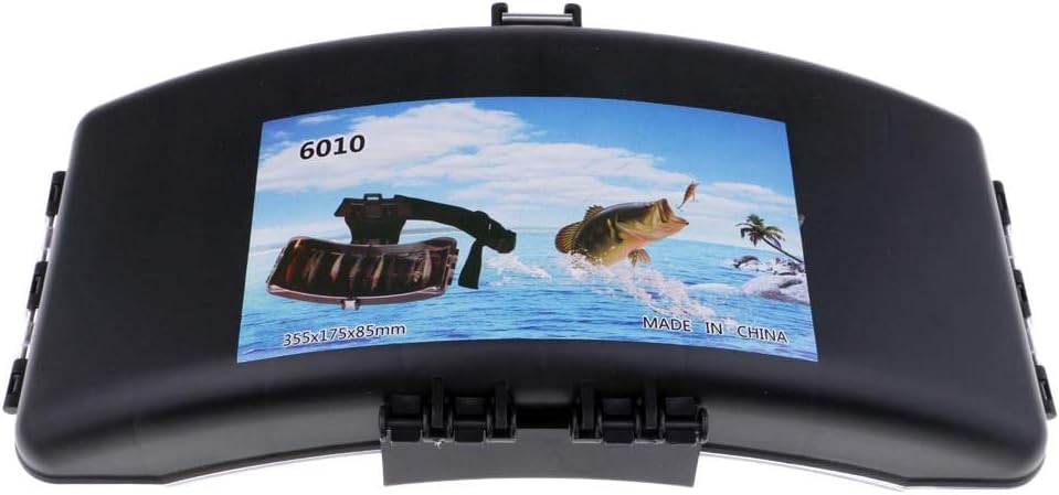 Baosity B Portable Fishing Tackle Box Artificial Lure Waist Box Case Bag