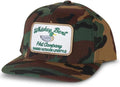 WHISKEY BENT HAT CO. Green Head Adjustable Snapback Outdoor Lifestyle Duck Hat