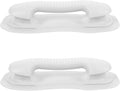 Cabilock Gray Inflatable Boat Handle 2 Pack PVC Universal Deck Grip