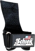 Schiek Sports Model 1907 Platinum Edition Ultimate Grips - 3 in 1 Weight Lifting Straps Wrist Wraps and Grip Pads