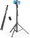 EMART 62’’ Cell Phone Tripod Stand with Remote for iPhone and Android