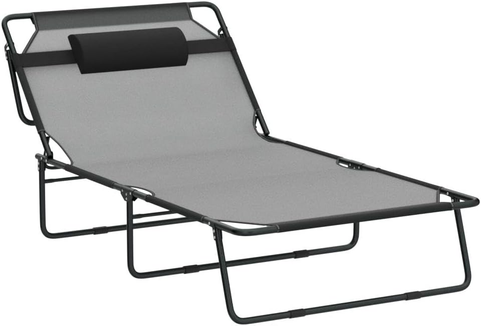 LILYPELLE Portable Folding Camping Cot with Mattress and Pillow for Adults