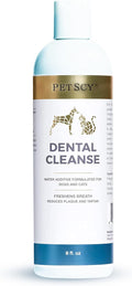 Petscy - Dental Cleanse, All-Natural Cat & Dog Tartar Remover for Teeth, Cat & Dog Water Additive for Dental Care, Suitable for All Ages, Breeds & Sizes, 8 Oz