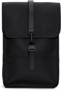 RAINS Backpack Mini, Black Waterproof Laptop Bag for Women and Men, Small
