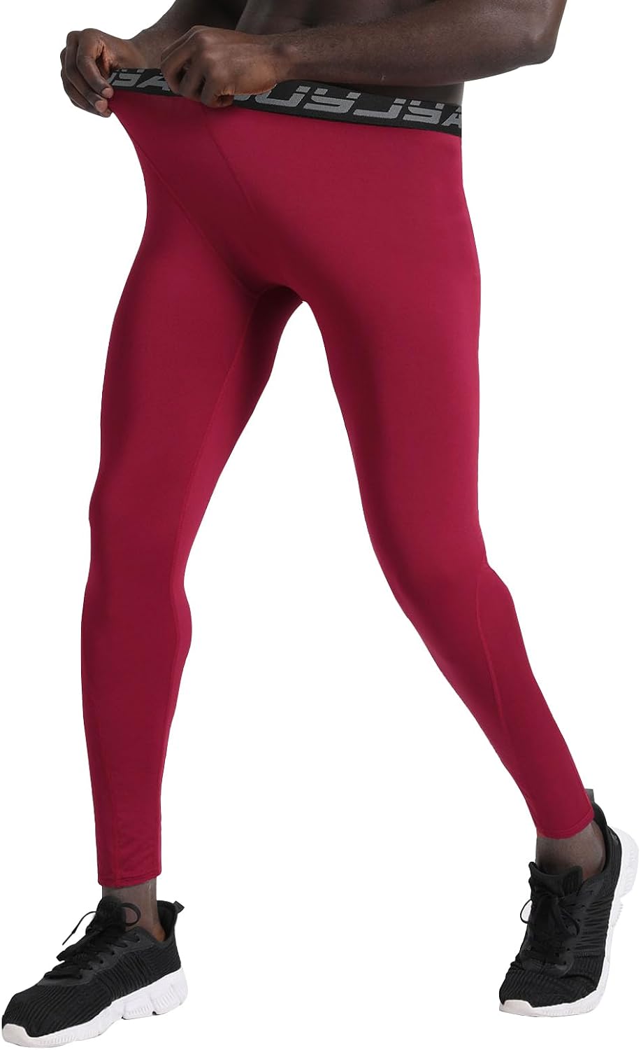 BUYJYA 3 or 5 Pack Men's Compression Pants Base Layer Tights Leggings