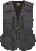 Hbufnha Outdoor Fishing Hunting Vest Multi Pockets Work Cargo Jacket
