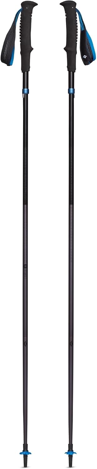 BLACK DIAMOND Distance Z Trekking Poles (Pair), Foldable Z-Pole, Hiking