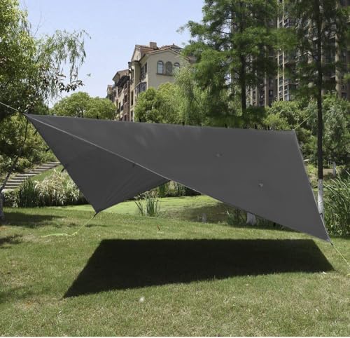 Gold Armour Premium 12ft x 12ft Waterproof Ultralight Camping Shelter Canopy, Must Have Camping Accessories, Gray