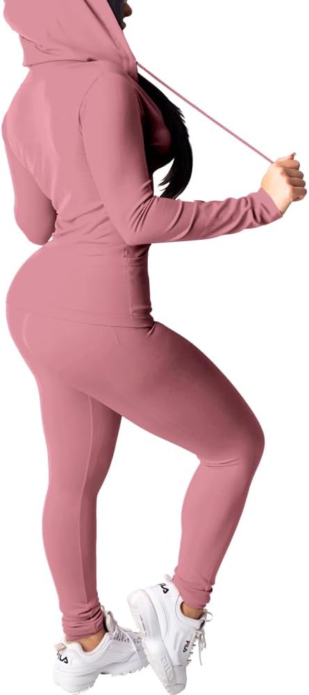 Mrskoala Two Piece Outfits for Women Jogger Sets Workout Sweat Suits Tracksuit Pants Set
