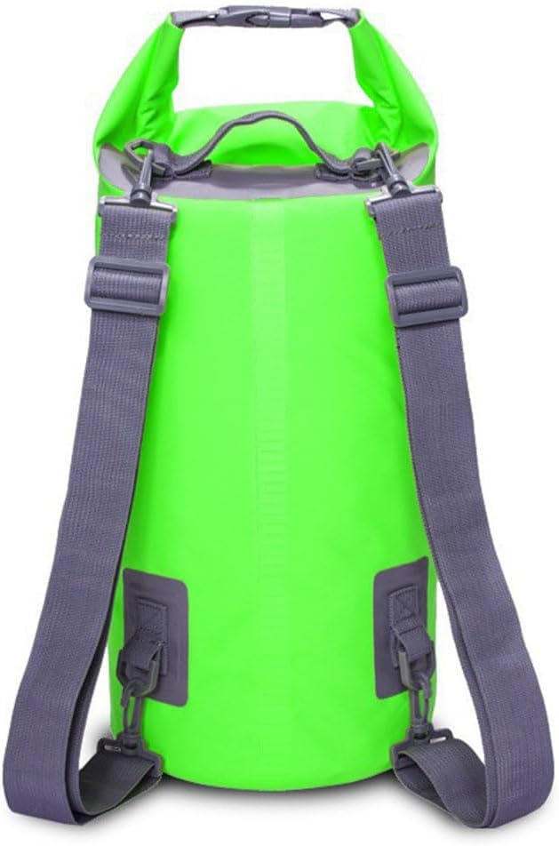 Waterproof Dry Bag, Roll Top Lightweight Dry Storage Bag Backpack, Swimming, Boating, Kayaking, Camping, Beach (Black 15L)