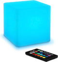 Mr.Go 4-inch LED Cube Light, Dimmable Kids Night Light Mood Lamp w/Remote