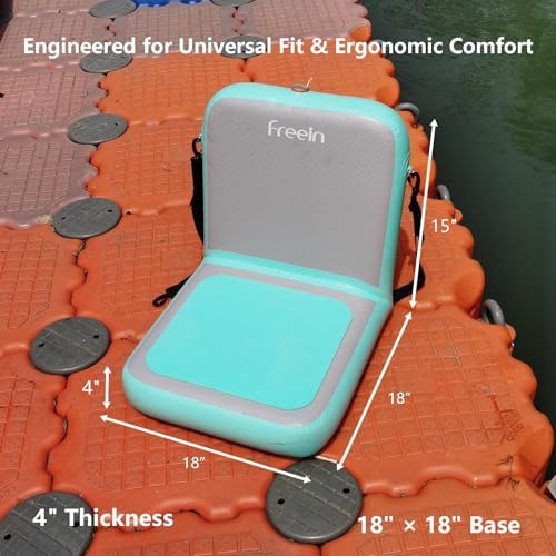 Freein 4" Drop-Stitch Inflatable Paddle Board Seat Cushion for SUP & Kayak