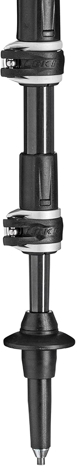 LEKI Legend Black Carbon Trekking Pole (Single) | Adjustable, Lightweight Hiking Stick