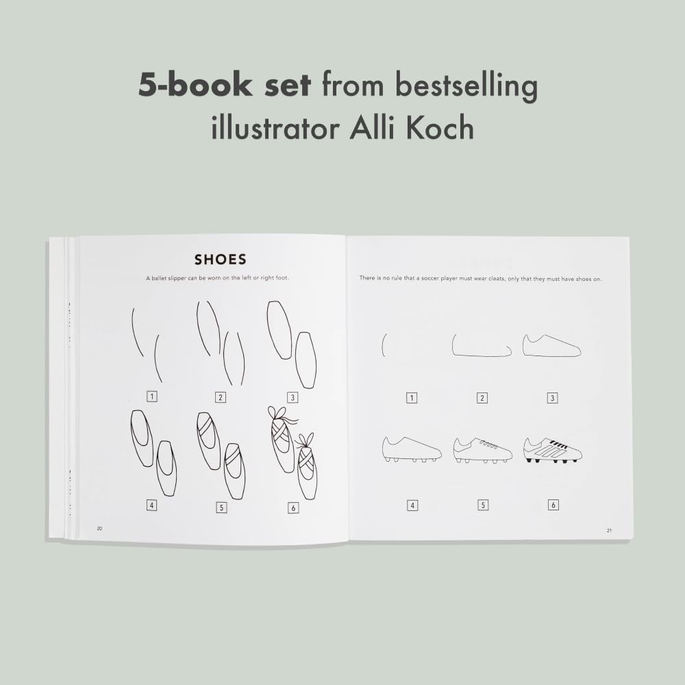 So Many Things: A Box Set of 5 How-to-Draw Books for Kids (Travel Activities Series)