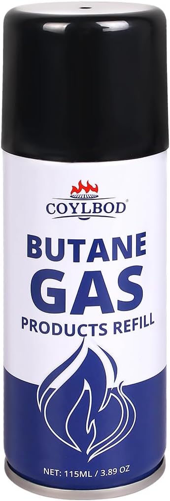 115ml Pure Butane Refill, Premium Fuel for Torch & Lighter (2 Can)