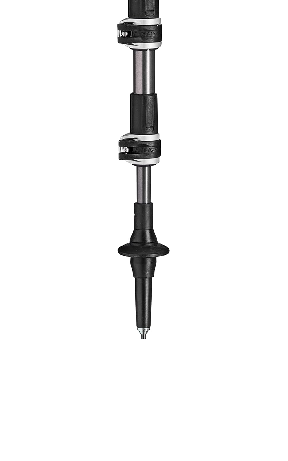 LEKI Wanderfreund Makalu Trekking Pole (Single)-Black-Anthr-Copper-90-120cm | Aluminum, Adjustable, Lightweight Hiking Stick