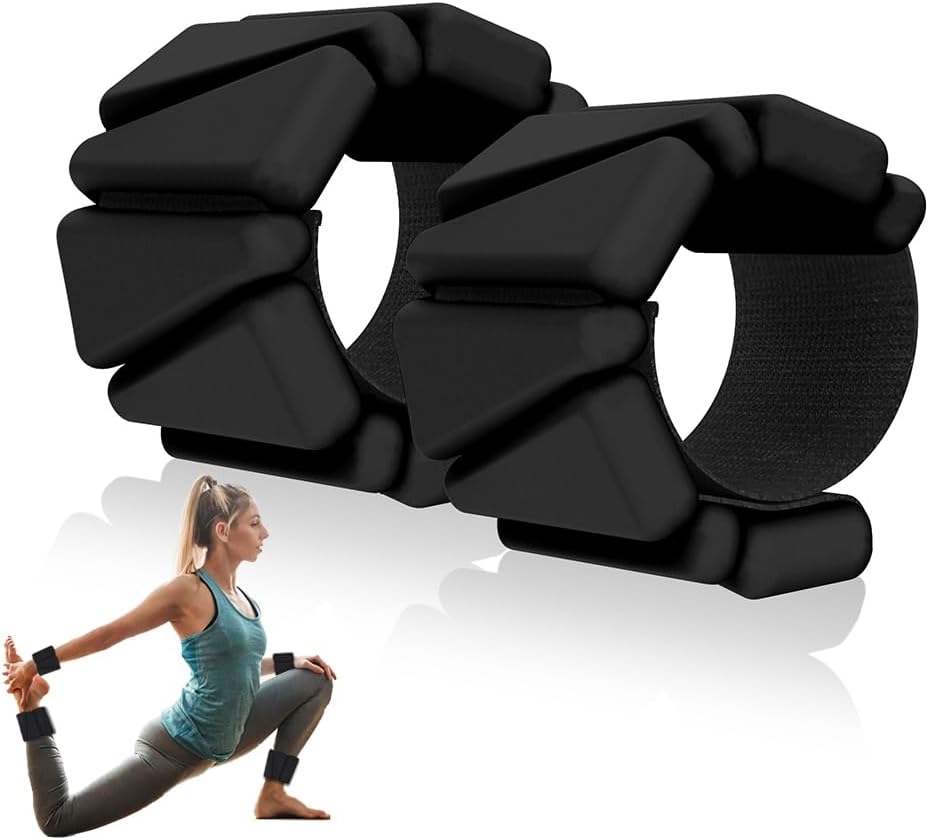 Wrist Ankle Weight for Women, Adjustable Silicone Weight Set of 2 Lbs Pair