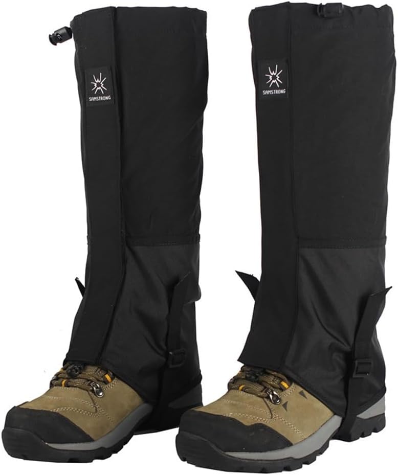 Gaiters for Hiking Waterproof, Leg Gaiters, Lightweight Shoe Gaiters for Men Women, Dirt-Proof Ripstop Hiking Gaiters, Breathable Boot Gators for Hunting