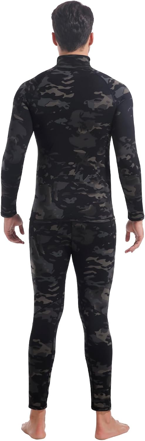 Mens Thermal Underwear Long Johns Set Cold Weather Hunting Base Layer