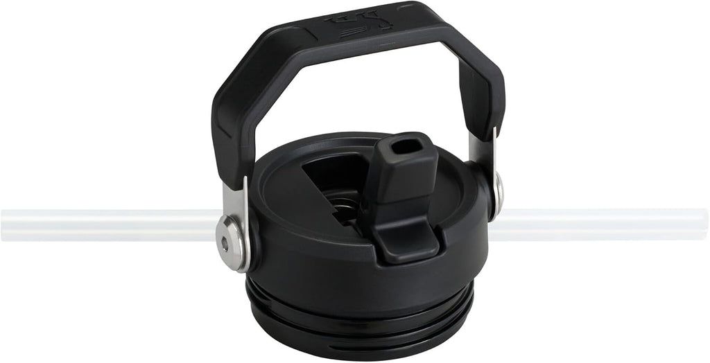 STANLEY IceFlow Flip Straw 2.0 Bottle, 24 oz, Black 2.0