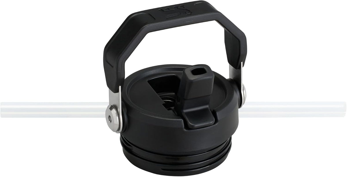 STANLEY IceFlow Flip Straw 2.0 Bottle, 24 oz, Black 2.0