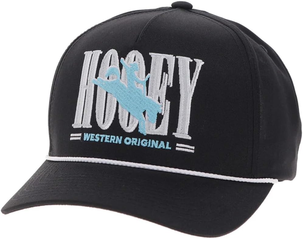 HOOEY Wild Ride Adjustable Snapback Rope Hat