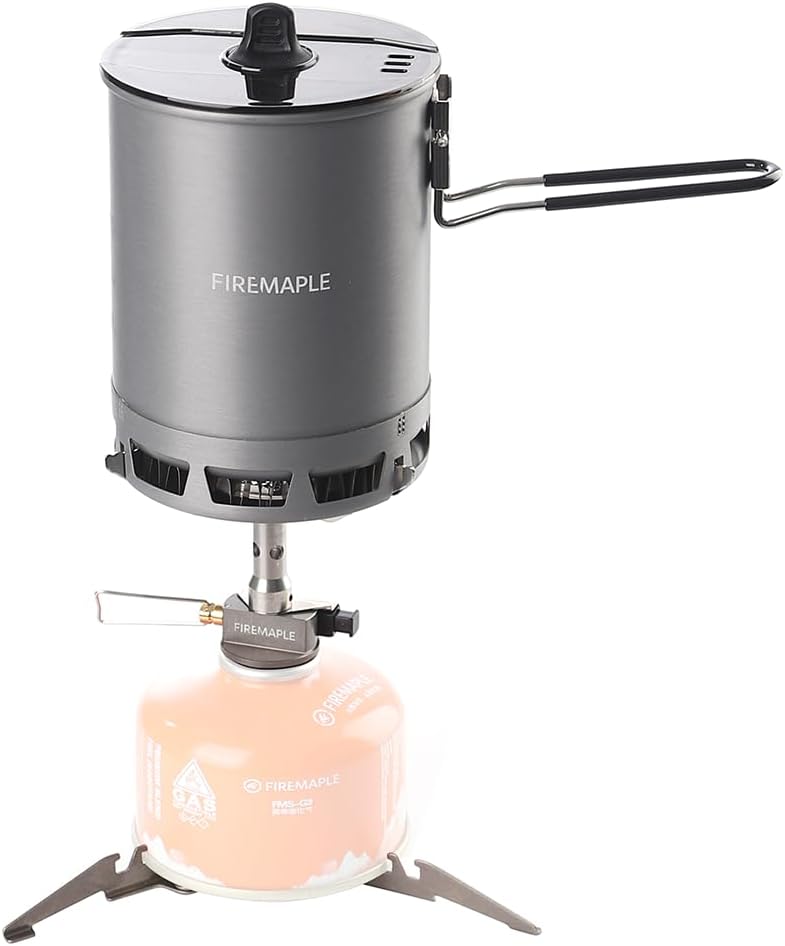 Fire-Maple Petrel G3 Pot & Greenpeak 1 Gas Stove Camping Cooking Set