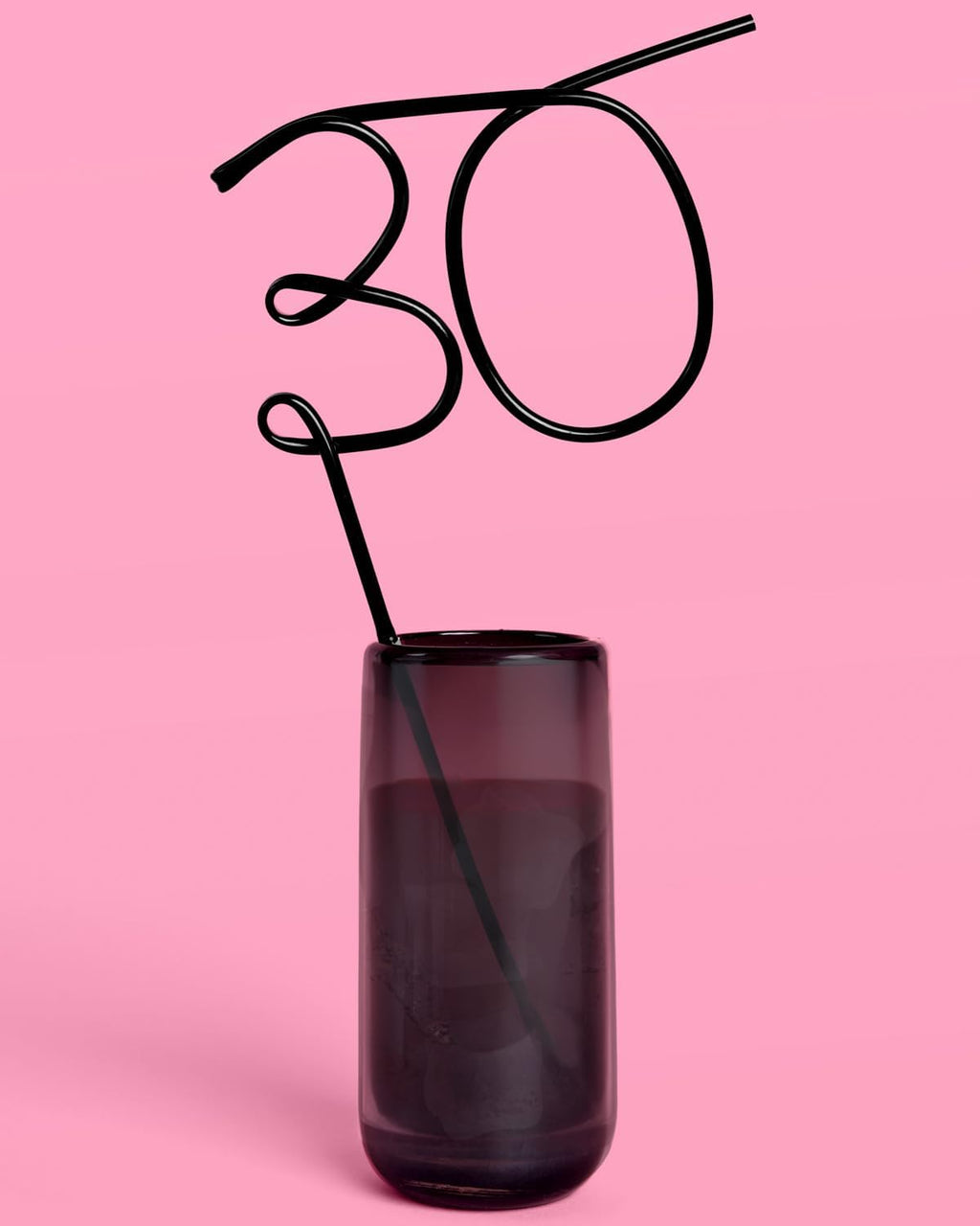 xo, Fetti 30th Birthday Party XL Black 30 Straw | Bday Decorations, Thirty, Millennial Birthday Girl Gift, Bday Drinkware Supplies, Funny Gag Gift, 30 Flirty and Thriving (Pack of 2)