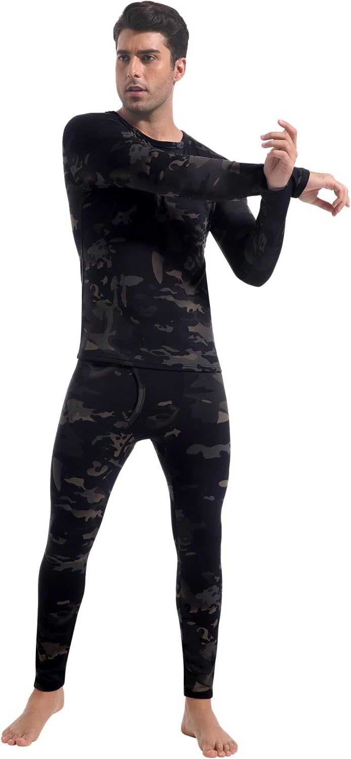Thermal Underwear Long Johns for Men Cold Weather Base Layer Set