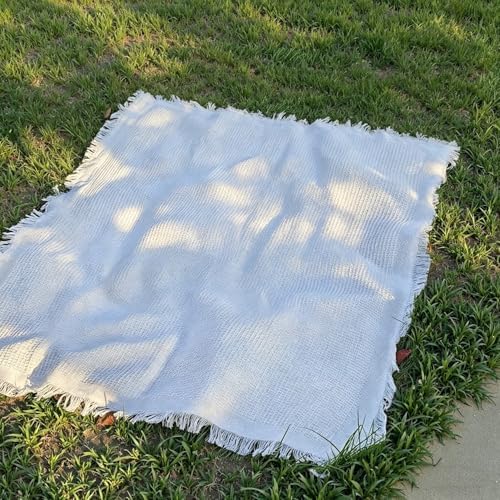 Wind Tour Outdoor Multifunctional Picnic mat, Picnic Blanket, Suitable for Camping, Picnic, Party, Hiking and Outdoor Activities（White | 70.8” × 70.8”）