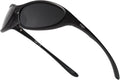TIJN Sports Sunglasses UV400 Wraparound for Men Women Cycling, Vanta