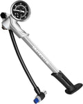 Bike Shock Pump, High Pressure 300 PSI Max Shock Pump for Mountain Bike, Bike Suspension Pump for Fork, Rear Shock with Gauge, Schrader Valve