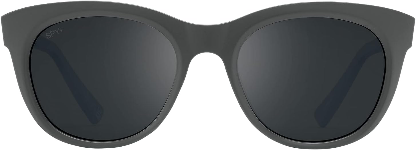Spy Optic Boundless, Round Cat-Eye Sunglasses, Color and Contrast Enhancing Lenses