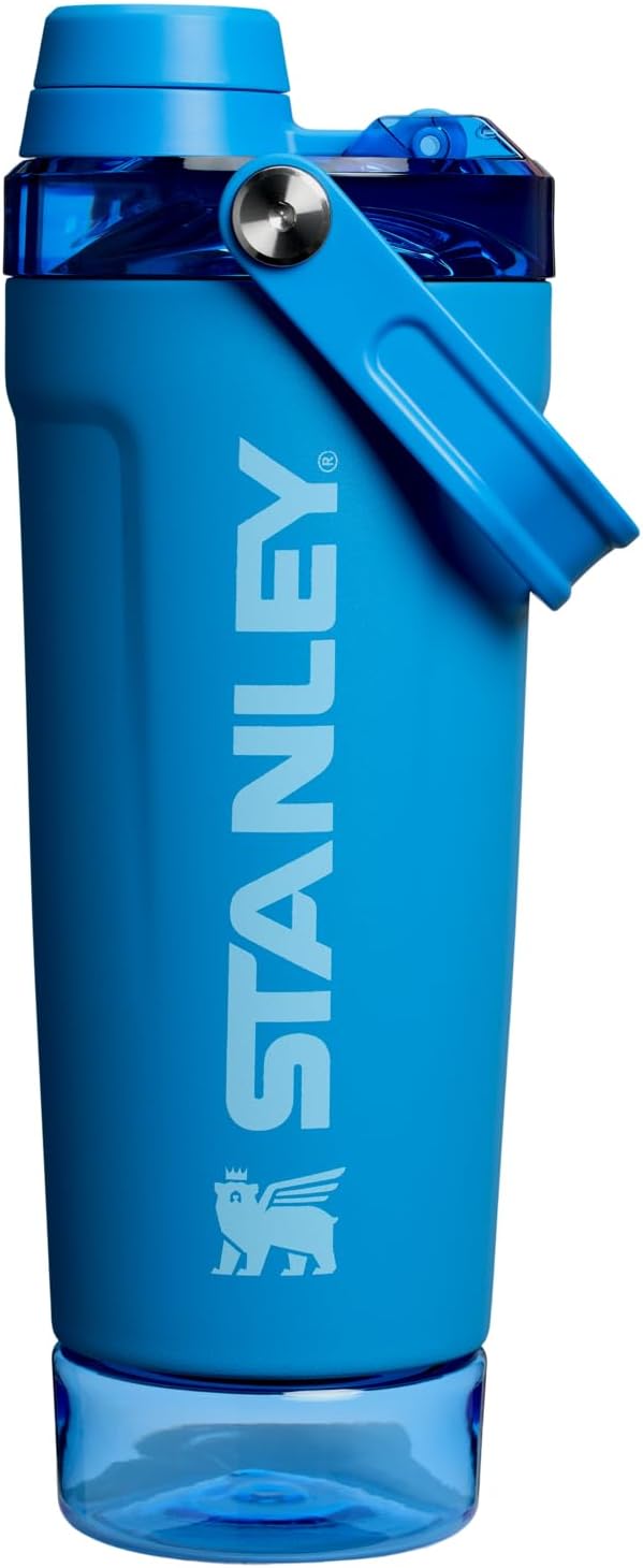 STANLEY Vitalize Shaker Bottle, 20 oz, Chili Black