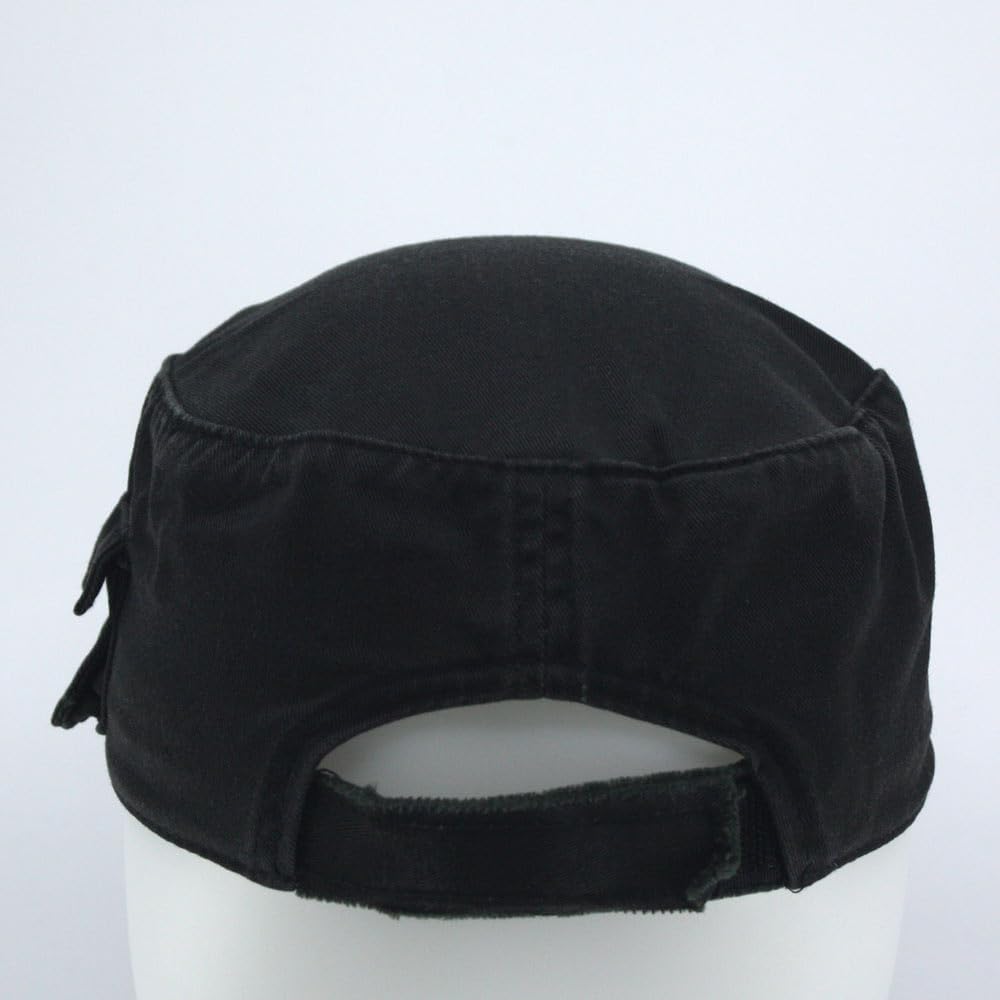 The Vintage Year Washed Cotton Distressed Cadet Hat - Tactical Military Baseball Cap for Men & Women, Outdoor Casual Wear