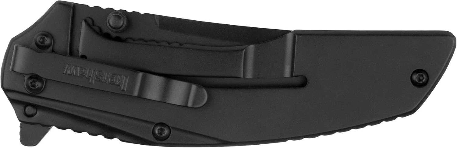 Kershaw Outright Folding Pocket Knife, 8Cr13MoV Stainless Steel Blade, Pocketclip