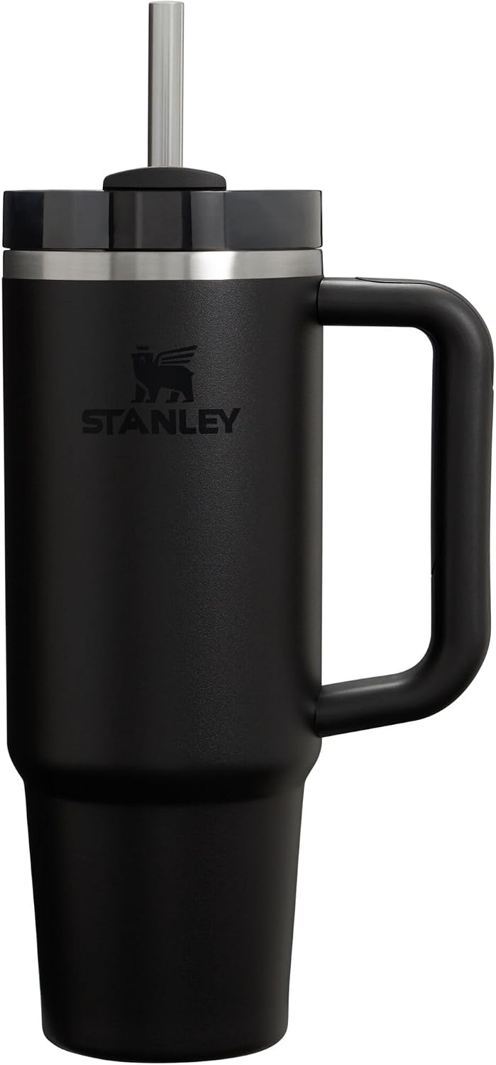 STANLEY Quencher H2.0 Flow State Tumbler, 30 oz, Black 2.0