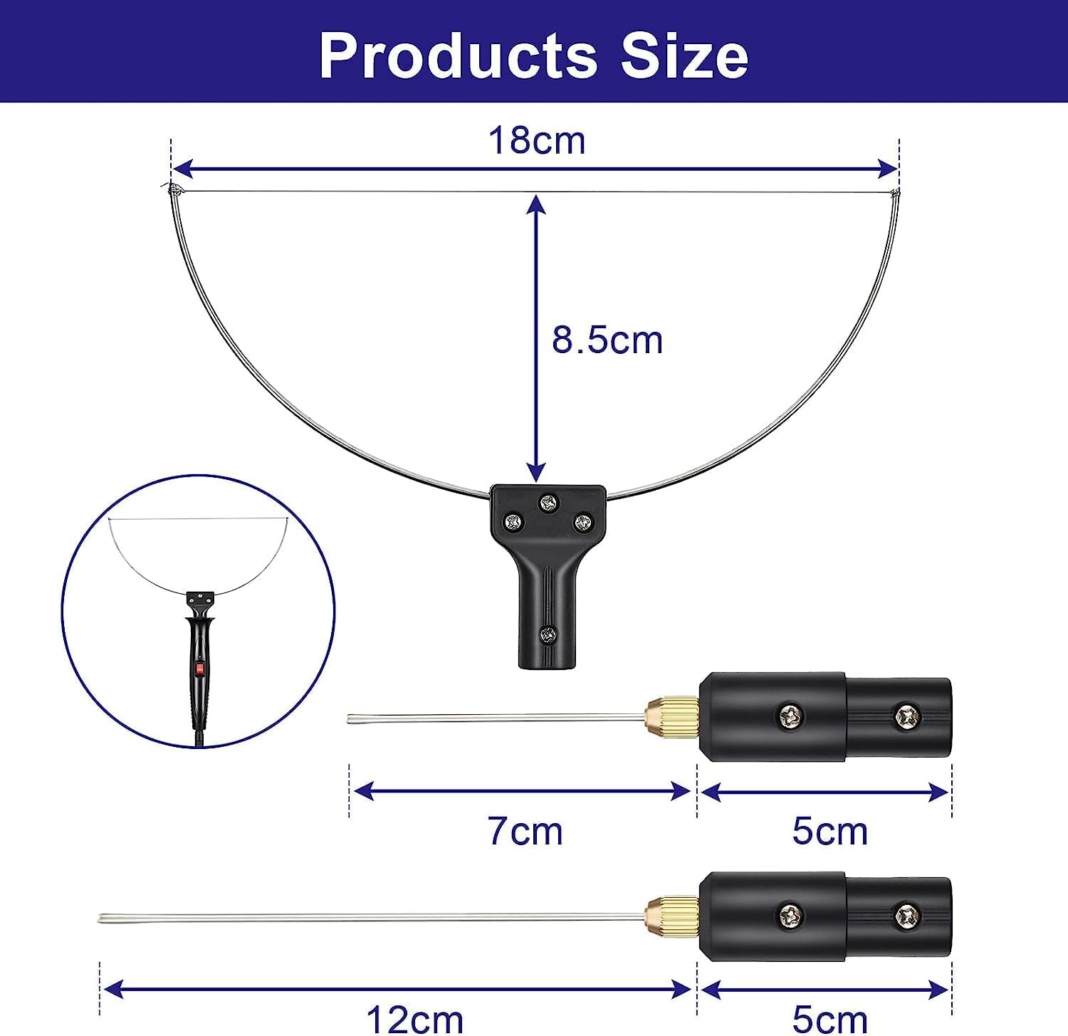 18W Hot Knife Cutting Tool for Medium/Low Pearl Cotton, EPP, KT Board, EPS