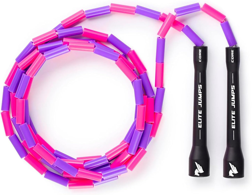 Elite Jumps Beaded Kids Jump Rope, Adjustable