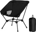Low Back Camping Chair for Outdoor, 2-in-1 Height Adjustable, Heavy Duty