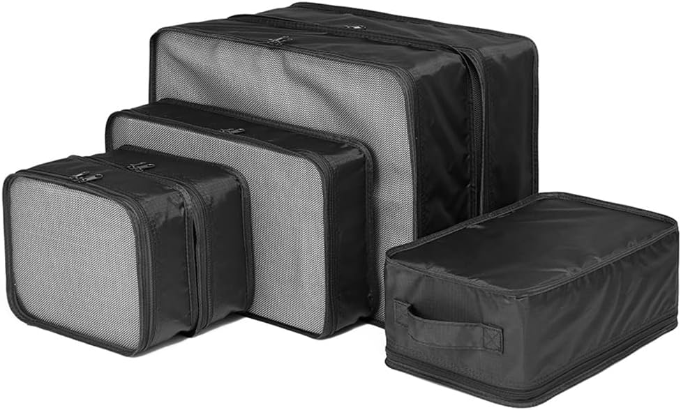 JJ POWER Travel Packing Cubes, Luggage Organizers with Shoe Bag