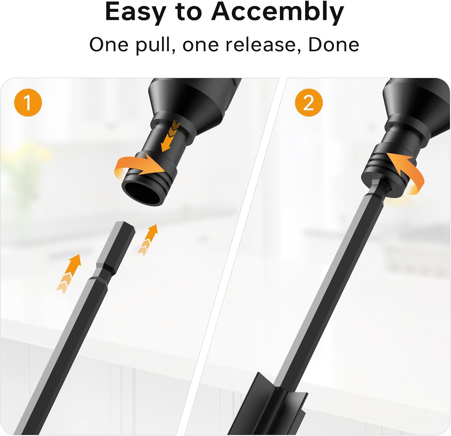 Rechargeable Resin Mixer, Handheld Epoxy Stirrer with 4 Paddles, 2Pack, Black