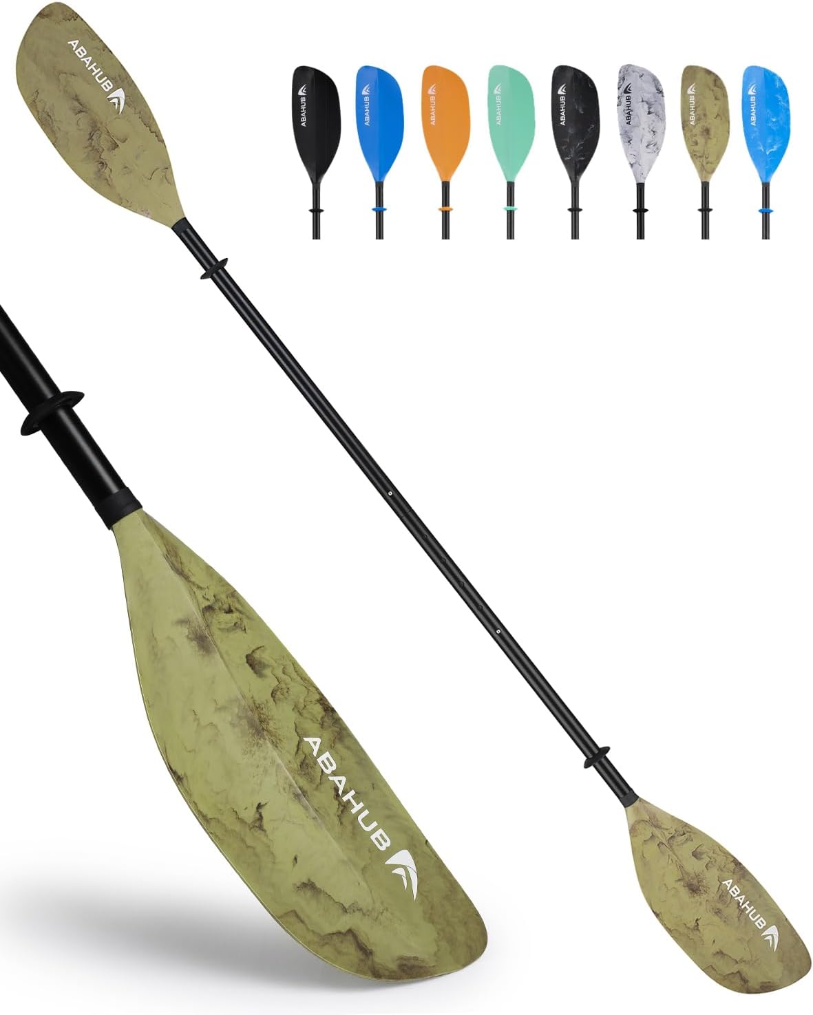 Abahub 210-230cm/230-250cm Adjustable Kayak Paddle for Kayak,Boating