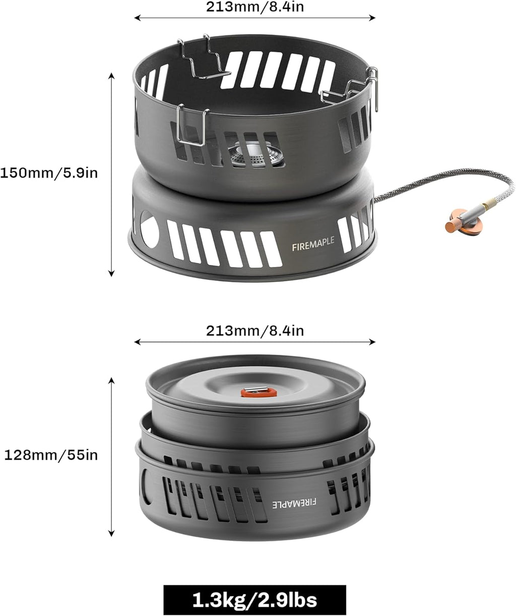 Fire Maple Versatile Outdoor Cooking Set Gas Stove Camping Cookware Kit